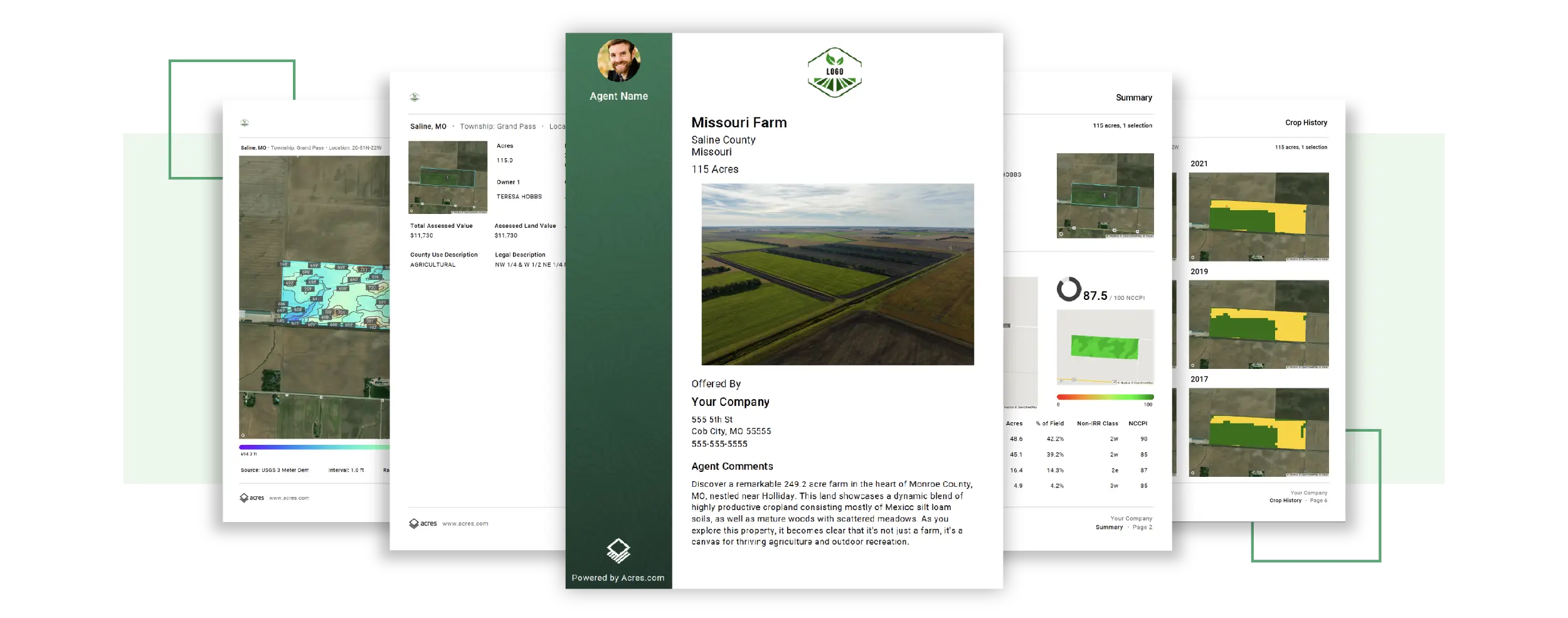 Shareable, customized PDF reports.